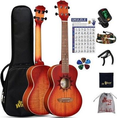 Winzz Tenor Ukulele für Erwachsene Anfänger, Ukulele 26 Zoll Mahagoni-holz