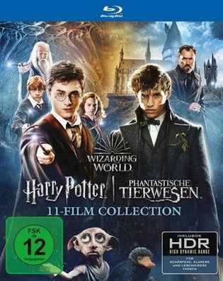 Wizarding World 11-Film Collection/ 11x Blu-ray - Deutsch, Film-Sammlung