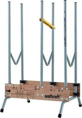 Wolfcraft Sägebock 5121000 zusammenklappbar / Robuster & stabiler Holzbock, Bock