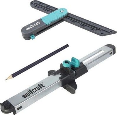 Wolfcraft Projekt-Set „Winkel übertragen und Laminat einpassen“ I 8660000