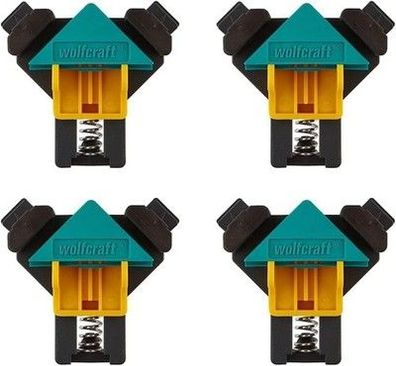 Wolfcraft Projektset „rechtwinkliges Spannen“, 4-tlg. I 8626000 I 4 Eckenspanner