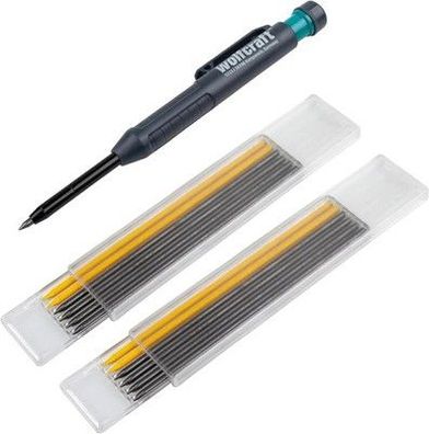 Wolfcraft Tieflochmarker-Set I 8661000 I Zum Anzeichnen, Werkzeug Zubehör