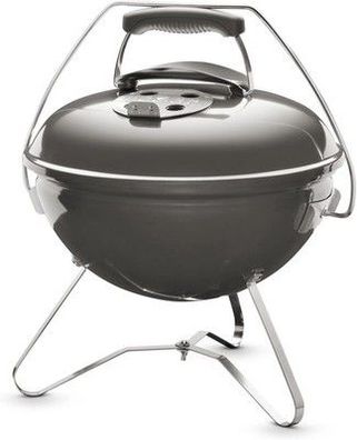 Weber Smokey Joe Premium Holzkohlegrill, Ø 37cm Grillfläche, tragbar BBQ Grill