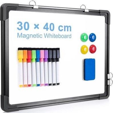 Whiteboard Monatsplaner Magnetisch - 40x30cm Magnettafel Whiteboard Kalender