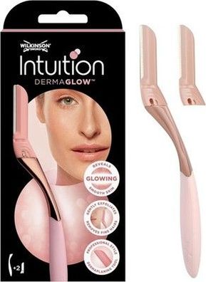 Wilkinson Sword Intuition Dermaglow - Gesichtshaarentferner + 2 Klingen, 3-tlg