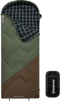 KingCamp Schlafsack Outdoor Warmer Decken-Schlafsack Leicht 3-4 (2,3L x 0,9B m)