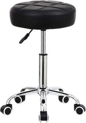 Kktoner Rollhocker Barhocker Arbeitshocker höhenverstellbar 51-67cm drehbar Büro