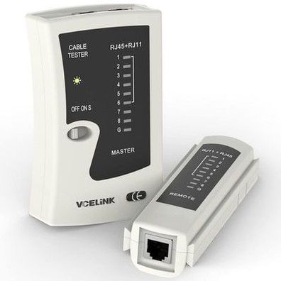 Vcelink Kabeltester, Netzwerktester Kabeltester für RJ45 RJ11 Leitungstester