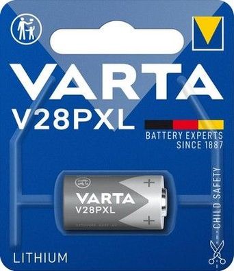 VARTA Batterien V28PXL Lithium Rundzelle, 1 Stück, 6V, Spezialbatterien Batterie
