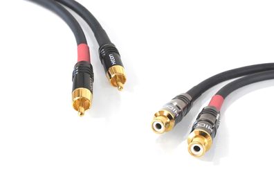 Sommercable -Galileo- HighEnd Cinchkabel-Verlängerung - neutral & linear - OFC