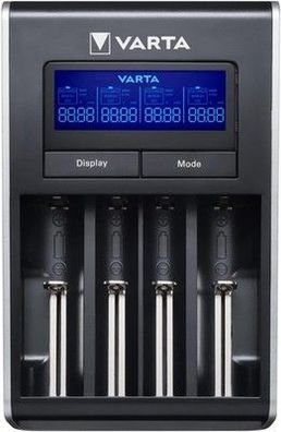 VARTA Akku Ladegerät, Batterieladegerät für AA/AAA, Dual Tech Charger, 4 Modis