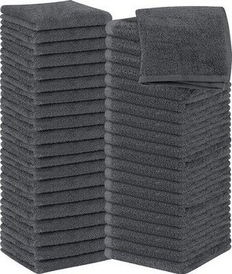 Utopia Towels - 60 Stück Seiftücher, 30x30 cm mit Aufhängeschlaufen, Baumwolle