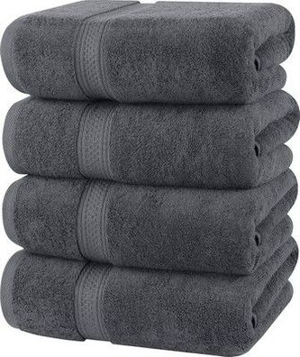 Utopia Towels - 4er-Pack Badetücher Set Premium 100% Baumwolle 69 x 137 cm