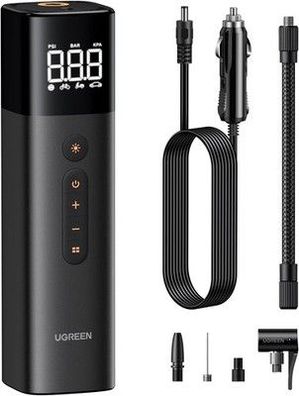 UGREEN Luftpumpe(0.2-10.3bar / 3-150psi) Elektrischer Kompressor Reifenpumpe