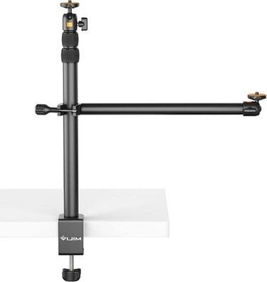 ULANZI LS02 Kamera Tischhalterung, 44cm-105cm Einstellbar, Overhead Stativ 360°
