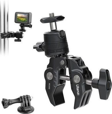 ULANZI R099 Klemme Stativ, Mini Magic Arm mit Super Clamp, Klemme 360° Arm