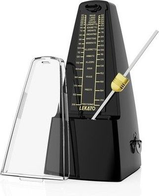 Mechanisches Metronom mit Glocke, LEKATO Universal Metronom für Klavier