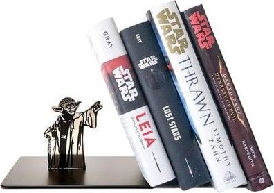 Master Yoda Force Metall-Buchstütze doppelseitiger Druck Yoda Muster, Dekoration