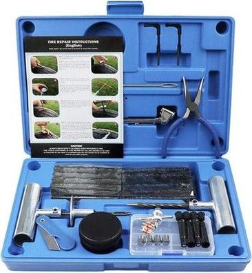 Maikehigh Reifen Reparaturset, Heavy Duty Reifenreparaturset Auto - 70 Stück Set