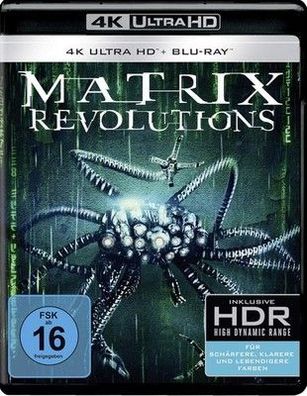 Matrix Revolutions [4K Ultra-HD + Blu-ray] - Action, Spielfilm, Science Fiction