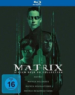 Matrix 4-Film Déjà Vu Collection [Blu-ray] Action, Spielfilm, Science Fiction