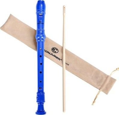 Blockflöte für Kinder Anfänger Sopran Blockflöte Deutsch - 8-Loch Flöte -Blau