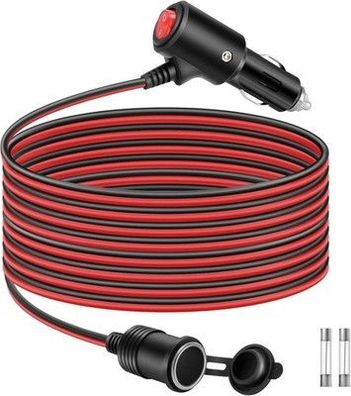 Thlevel 3 Meter Zigarettenanzünder Verlängerungskabel Buchse Stecker Auto 16AWG