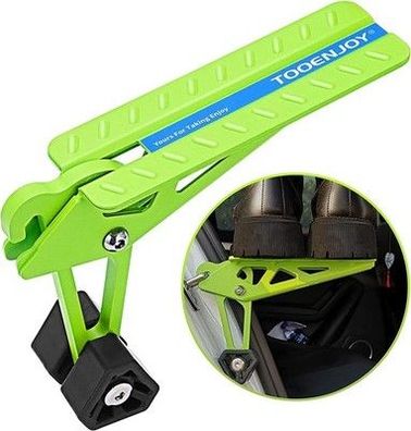 Tooenjoy Auto Türstufe, klappbarer Auto Türpedal Klappleiter, Universal, Grün
