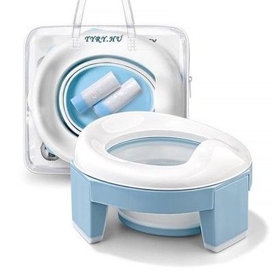 Toilettensitz Kinder, Töpfchen Training Sitze, Reisetöpfchen 3-IN-1 Unterwegs