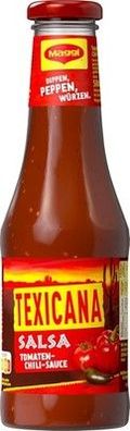 Maggi Texicana Salsa, Pikante Scharfe Chili und Tomaten Sauce, Würzsauce, 500ml