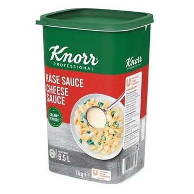 Knorr Käse Sauce (cremige Konsistenz, abgerundeter Käsegeschmack) 1er Pack, 1 kg