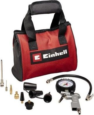 Original Einhell 10-tlg. Druckluftset m. Tasche (Kompressor Zubehör, und mehr)