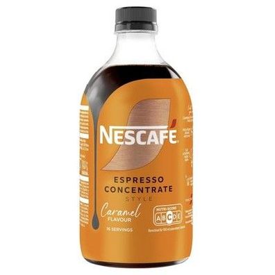 Nescafé Espresso Concentrate Style Caramel, lösliches Getränkekonzentrat, 500ml