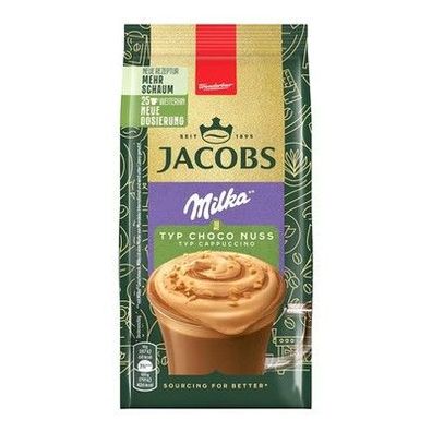 Jacobs Typ Cappuccino Choco Nuss Milka, Getränkepulver, für 25 Getränke, 400 g
