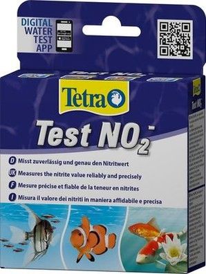 Tetra Test NO2 (Nitrit) - Wassertest für Süßwasser-Aquarien, Meerwasser-Aquarien
