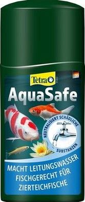 Tetra Pond AquaSafe - macht Leitungswasser fischgerecht, schützt Fische, 250 ml