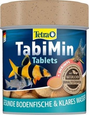 Tetra Tablets TabiMin - Tabletten Fischfutter für alle Bodenfische 120 Tabletten
