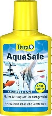 Tetra AquaSafe - Qualitäts-Wasseraufbereiter fischgerechtes Aquariumwasser 100ml