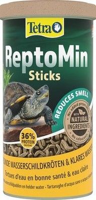 Tetra ReptoMin Sticks Schildkröten-Futter - ausgewogenes Hauptfutter, 1 L Dose
