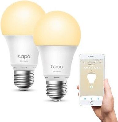 Tapo TP-Link L510E smarte WLAN Glühbirne E27, dimmbar 8.7 W, kein Hub notwendig