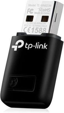 TP-Link TL-WN823N WLAN USB Stick (300Mbit/s 2,4 GHz, Mini Größe Adapter, WPS)
