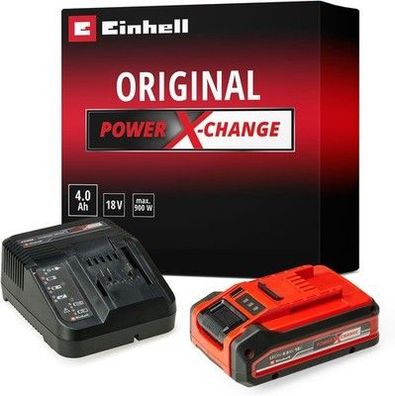 Einhell 4 Ah PLUS Power X-Change Starter Kit (18V 4 Ah Akku & 3 A Ladegerät)