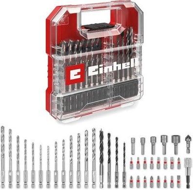 Original Einhell L-CASE 40-tlg. Bit- und Bohrer-Set (25-mm-Bits, inklusive Box)