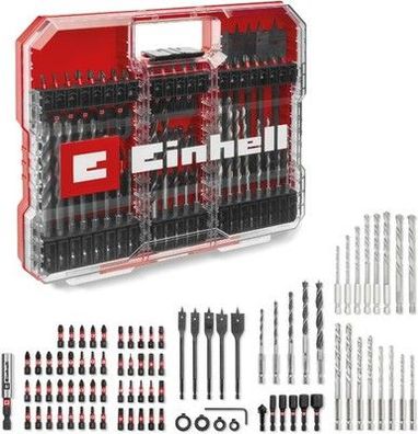 Original Einhell XL-CASE 95-tlg. schlagfest Bit- & Bohrer-Set + Aufbewahrungsbox