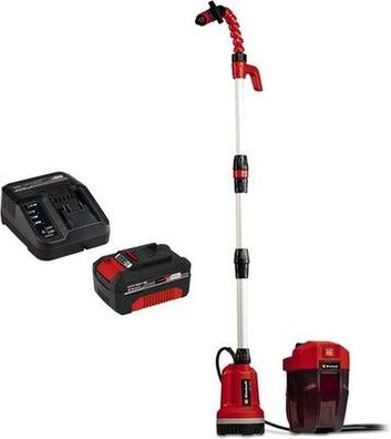 Einhell Akku-Tauchdruck/Regenfasspumpe GE-PP 18 RB Li (+ 4 Ah Akku & Ladegerät)