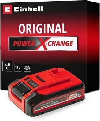 Original Einhell 18V 4,0 Ah Power X-Change Plus (18V Akku universell verwendbar)