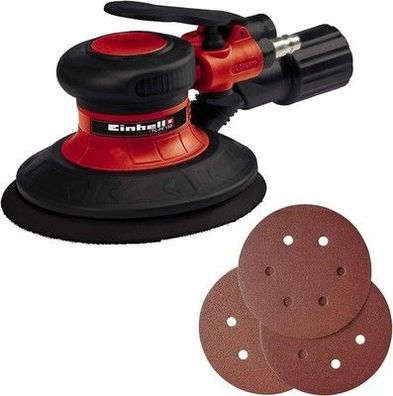 Einhell Druckluft-Exzenterschleifer TC-PE 150 (150 mm, inkl. 6 Schleifpapieren)