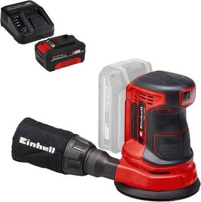 Einhell Akku-Exzenterschleifer TE-RS 18 Li Power X (+ 4,0 Ah Akku & Ladegerät)