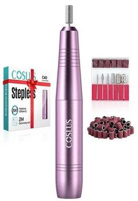 COSLUS Elektrische Nagelfräser für Gelnägel 20000 u/Min, Maniküre & Pediküre Set
