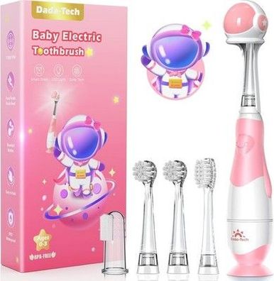 Elektrische Zahnbürste Kinder Baby Kinderzahnbürste LED-Licht, 2 Minuten Timer